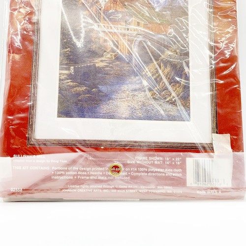 Needle Treasures ColorArt Cross Stitch Kit Sullivan's Mill Watermill 14 x 18 New - Picture 2 of 3