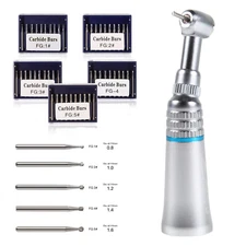 10pcs Dental Tungsten Carbide Round FG Bur FG 1.6mm/ Contra Angle Handpiece ns