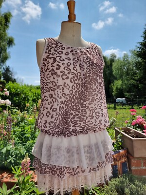 Tunique Molly Bracken Taille S - Grise, Dentelle, Manches Longues