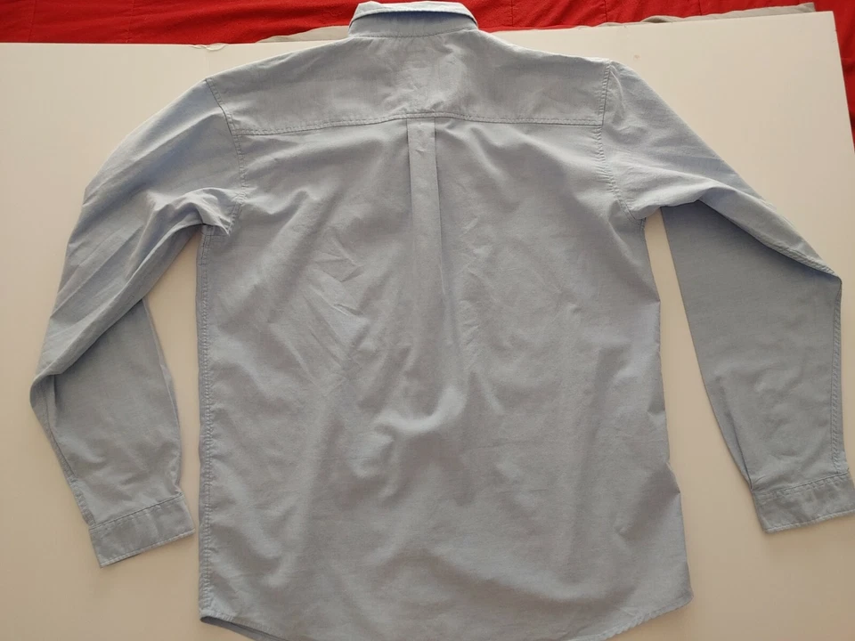  Featherlite Buttondown Men's XLT Blue Long Sleeve Shirt Dress Casual Oxford - Image 3 of 3