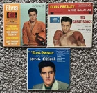 ELVIS VINYL 45 EP Lot 3 Cardboard Sleeve KID GALAHAD/King Creole/Viva Las Vegas