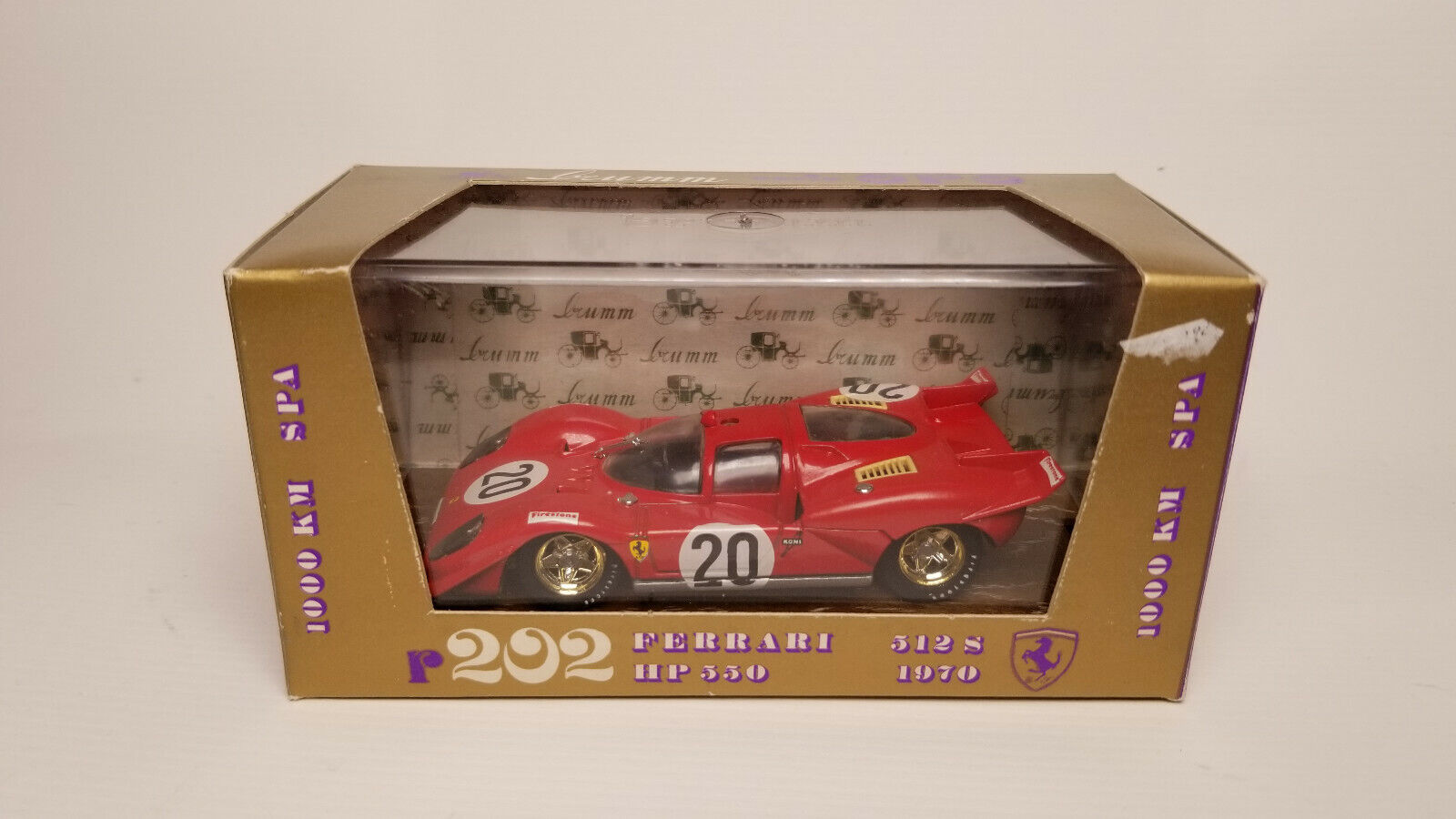Brumm R202 Ferrari 1970 512S #20 red SPA ICXX Surtees 1/43