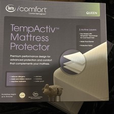 Serta Icomfort Tempactiv Mattress Protector Q...