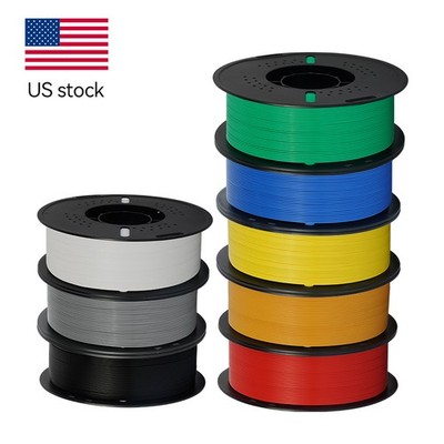 Kingroon 3D Printer 1.75mm PLA Filament 1KG Printing Bundle Spool FDM Multicolor