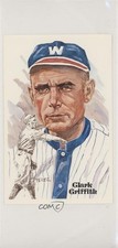 1980 Perez-Steele Hall of Fame Art Postcards Second Series Clark Griffith 0n8