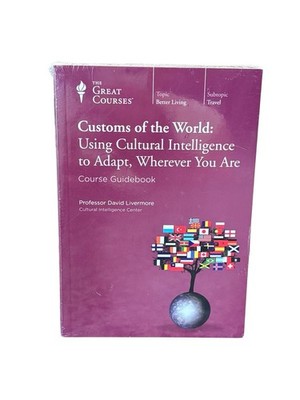 Great Courses Cultural Intelligence Sealed Audio CD & Course Guidebook New 2013