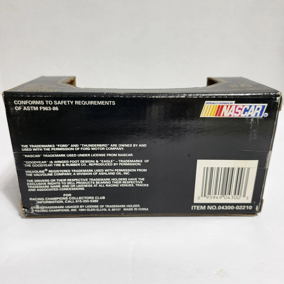 Racing Champions 1994 Premier Edition escala 1:43 Die Cast Mark Martin Valvoline Foto 4 de 4