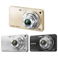 SONY Cyber-Shot DSC-W350 Digital Camera 14.1 MP 4x Optical Zoom with Accessories