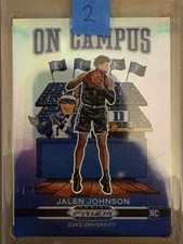Jalen Johnson 2021-22 Panini Prizm On Campus Silver RC #7 💎SSP🔥Case Hit