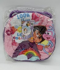 Vintage 2011 Viacom Dora The Explorer Boots Folding Mini Saucer Chair NEW RARE