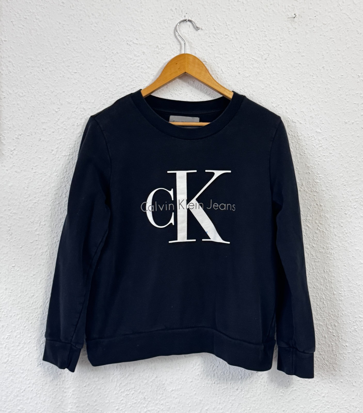 Calvin Klein Jeans Men's Black Crewneck Sweatshirt - Size L image 2