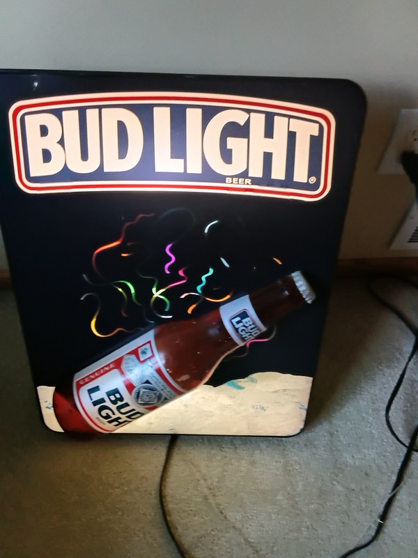 Budweiser Electronic Beer Sign==Reduced ==