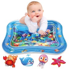 Infinno Inflatable Tummy Time Mat Premium Baby Water Play Mat for Infants and To