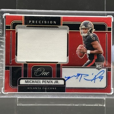 2024 Panini One Michael Penix Jr RC Precision RPA On Card Auto Red  #/60 Sealed