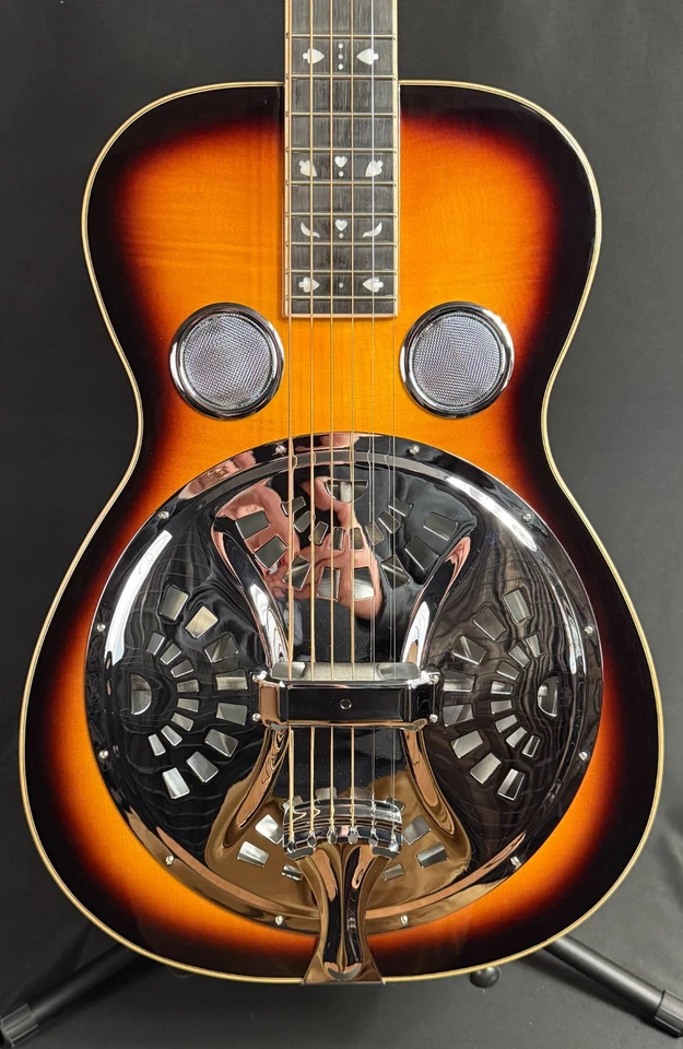 Gold Tone PBS-D Paul Beard Signature Deluxe Square Neck Resonator Guitar Sunburs - Image 2 of 4