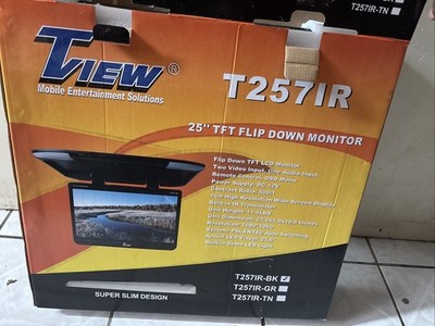Tview T257IR 25 Flip Down Monitor Screen