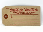 VTG Lot 10 Coca Cola Shipping Labels Tags In English and French 1967 Advertising