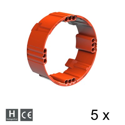 PRIMO Putzausgleich-Ring P682 Geräte- & Geräte-V-Dosen 24 mm  Ø 60 mm 5 Stück