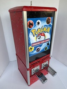 Northwestern 2 Column Sticker Pokemon TCG Vending Machine $1 Vend w/ Key Working