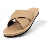 Indosole Damen Sandalen Cross Gummi Beige EUR 41/42