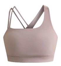 Avia One Shoulder Bra Athletic Grey Mauve Size XXL Women  s New With Tags