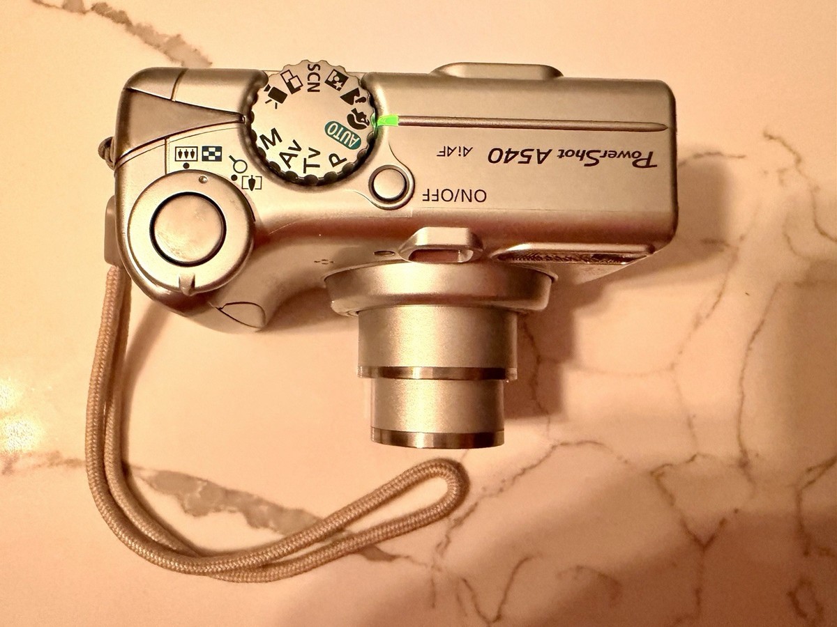 Canon PowerShot A540 6.0MP Digital Camera - Silver for sale online