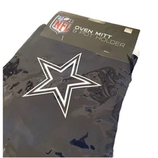 Dallas Cowboys NFL Team Oven Mitt & Pot Holder Blue White Brand New Packaging