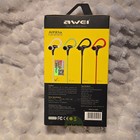 Awei A890BL Bluetooth Wireless Sport Ear-Hook Earbuds w/ Mic, White — photo 2
