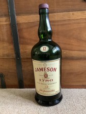 Jameson 1780 Reserve Old Irish Whiskey Aged 12 Years Empty bottle 1 Litre