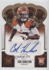 2013 Crown Royale Retail Bronze Die-Cut Signatures /100 Cobi Hamilton Auto 1fn3