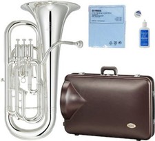 AMAHA YEP-642S Euphonium with Case Wind Instrument Silver Plated