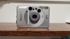 Canon IXY 310 APS Film Camera Silver Tested Compact Stylish Retro Model
