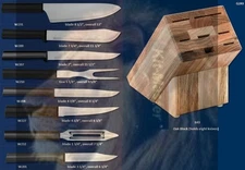 Rada Colossal Knives w/Oak Block Holiday Gift Set