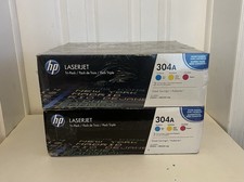 HP 304A CMY Original LaserJet Toner Cartridge CC531A CC532A CC533A NEW