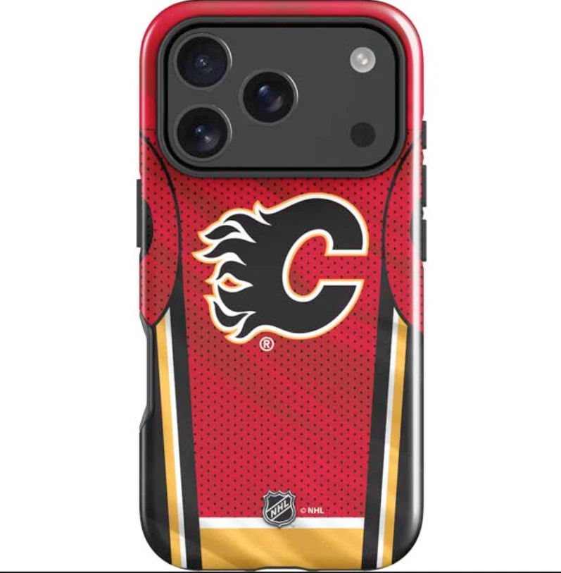 NHL Calgary Flames Home Jersey iPhone Case