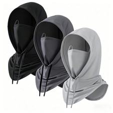 Cooling Face Mask Balaclava for Men Women - 3 Pcs Sun UV Protection Hood Face