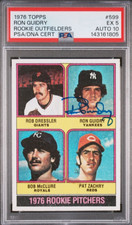 1976 Topps #599 Ron Guidry Signed Rookie Card Autograph RC Auto PSA 5/10 Yankees. rookie card picture