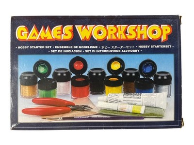 RARE 1998 VINTAGE GAMES WORKSHOP CITADEL COLOUR PAINT SET- BESTPRICE- FAST - VGC