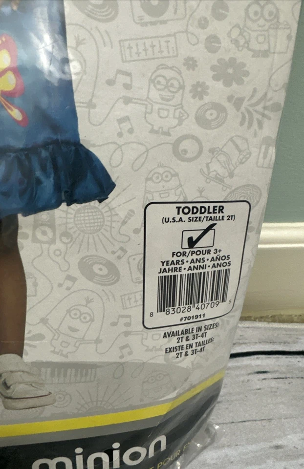 Vestido Tutú Minions Rise of Gru de Rubie para Niñas Minion Disfraz para Niños Talla 2T Foto 3 de 4