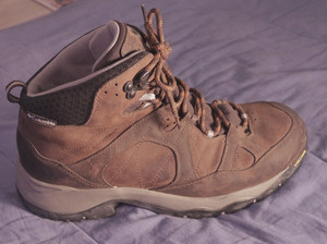 90s Vintage Columbia Bugabison Boots Mens 9 Waterproof Thermolite Columbia Bugabison Boots Winter Brown Gray Nubuck Leather  main image 4