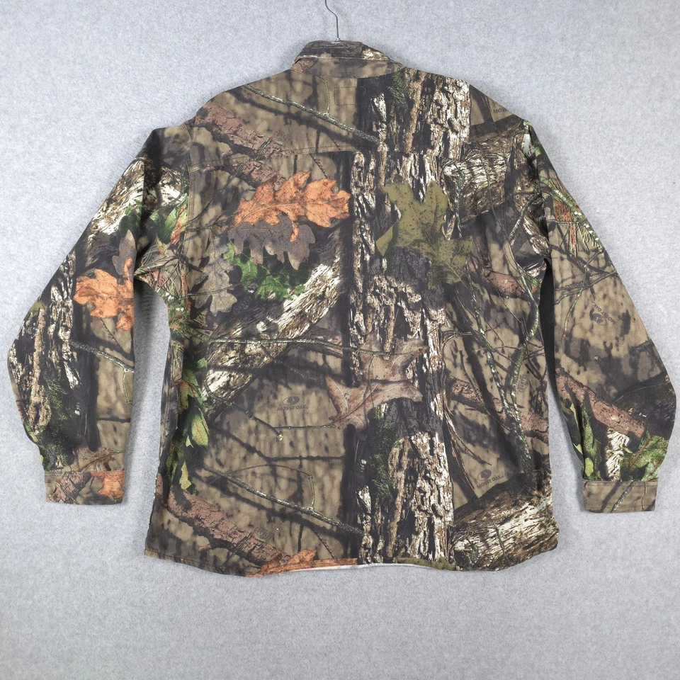 Guide Gear Shirt Mens XL Mossy Oak Break Up Camo Camouflage Hunting Heavyweight - Image 4 of 4