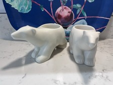 Polar Bear Ceramic Christmas Decoration Pot
