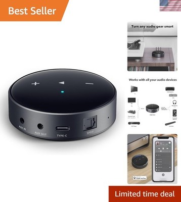 Wireless Mini Audio Streamer for Alexa, Siri, and Multiroom Streaming Delight