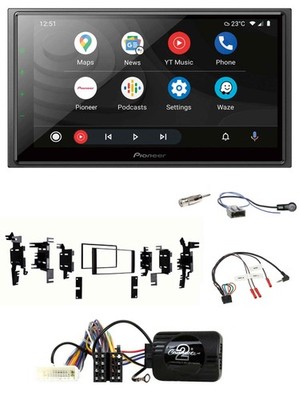 Pioneer USB 2DIN DAB Lenkrad Bluetooth Autoradio für Nissan Versa Tiida C11 2008