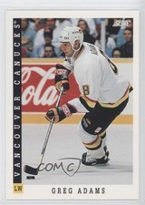 1993-94 Score American Greg Adams #196 1s7