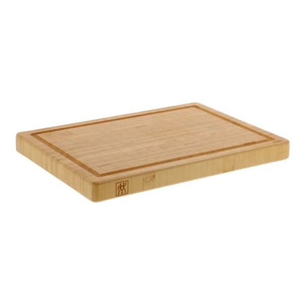 Zwilling Schneidbrett Bambus 25X18 Cm Braun Beidseitig Robust Saftrille-image