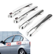 8pcs ABS Plastic Car Door Handle Trims For Hyundai Accent 2006-2010 2009 Chrome