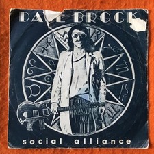 Dave Brock- Social Alliance- R*****g Robots In The Street- Flicknife 7” 1983