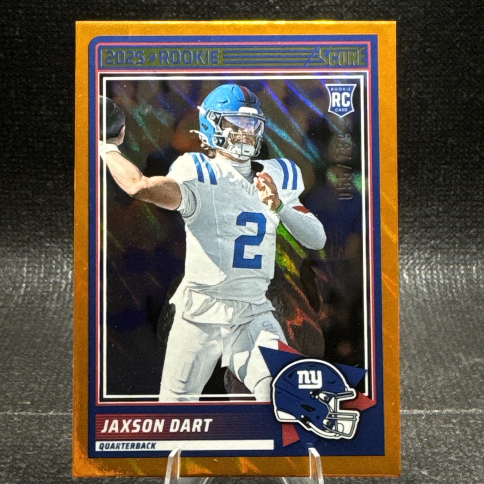 2025 Score - Jaxson Dart #35 Lava /799 (RC)