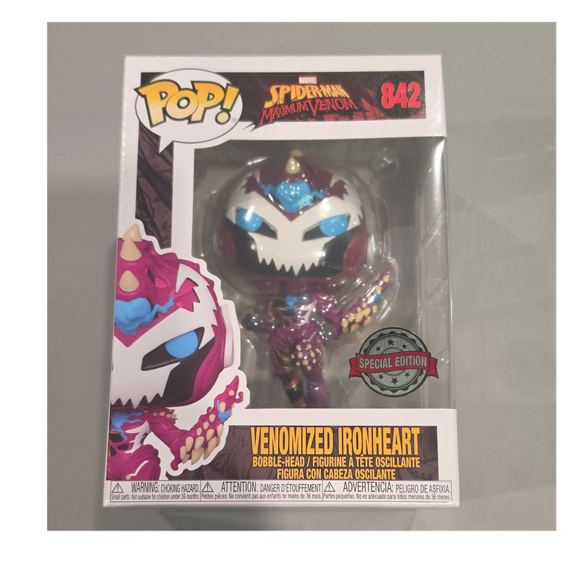 Funko Pop! Marvel Spider-Man Maximum Venom Ironheart #842 Special Edition